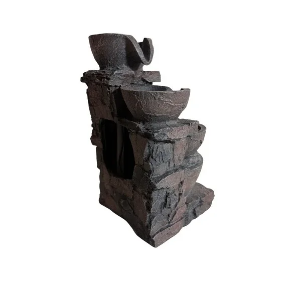 MSEONWXI Indoor Decorative Tabletop Fountain Four Stone Fountains with Bowls LED - Picture 6 of 15